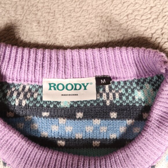 Rare Roody MK Gaming Sweater Ugly Christmas Swag Sz Medium - Picture 4 of 7